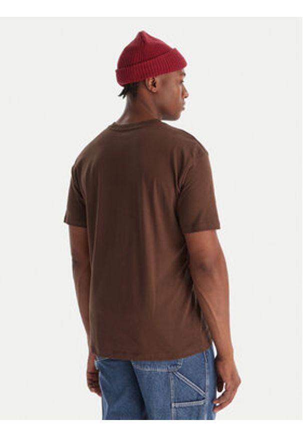 Billabong T-Shirt Arch Crew SS EBYKT00100 Brązowy Regular Fit. Kolor: brązowy. Materiał: bawełna