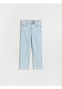 Reserved - Jeansy straight fit - niebieski. Kolor: niebieski