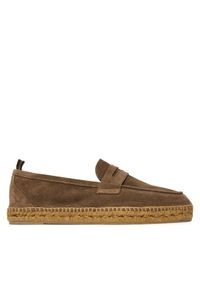 Castañer Espadryle Nacho T/186 23417 Brązowy. Kolor: brązowy. Materiał: zamsz, skóra