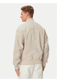 BOSS Kurtka skórzana Jonorve 50562519 Beżowy Regular Fit. Kolor: beżowy. Materiał: skóra #6