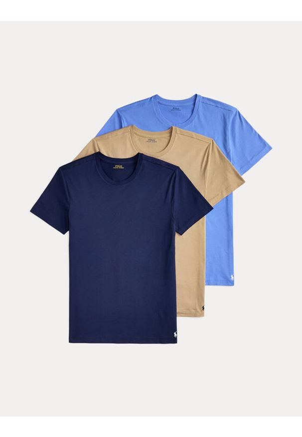 Polo Ralph Lauren Komplet t-shirtów 714830304049 Kolorowy Slim Fit. Typ kołnierza: polo. Materiał: bawełna. Wzór: kolorowy