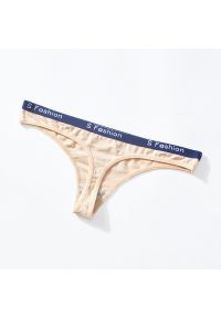 Intica - Stringi sportowe elastyczne do treningu Makenzie. Kolor: beżowy. Materiał: materiał