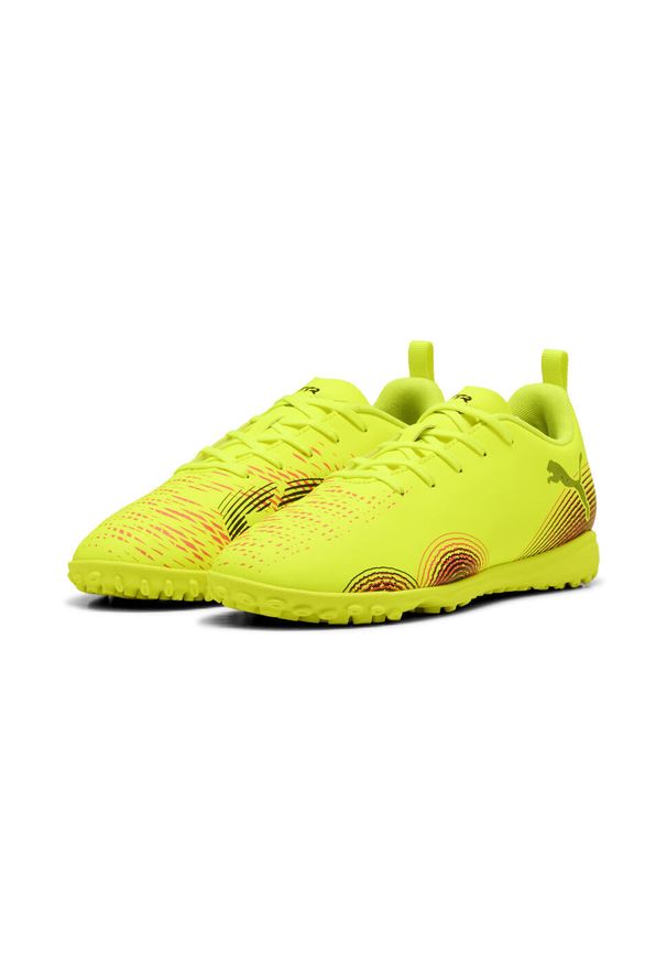 Puma - Młodzieżowe buty piłkarskie FUTURE 8 PLAY TT PUMA. Kolor: żółty, wielokolorowy, różowy, czarny. Sport: piłka nożna