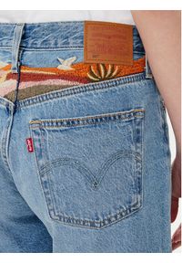 Levi's® Szorty jeansowe 501® 85833-0078 Błękitny Regular Fit. Kolor: niebieski. Materiał: bawełna
