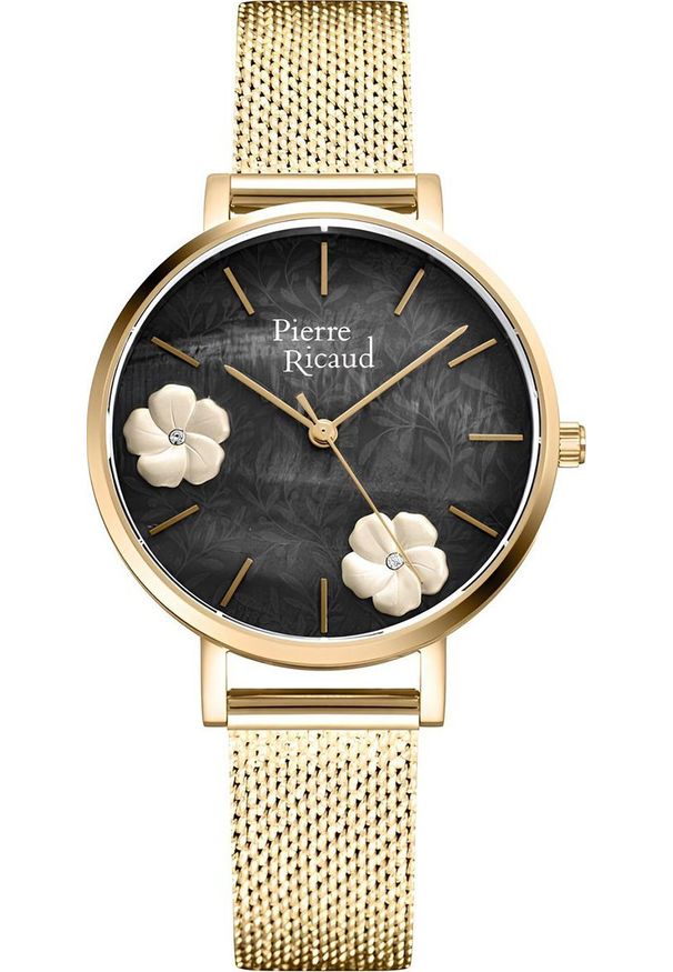 Zegarek Pierre Ricaud Zegarek damski Pierre Ricaud P22105.1117Q złoty. Kolor: złoty