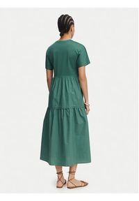 Weekend Max Mara Sukienka letnia Capsula 2615621032 Zielony ciemny Regular Fit. Kolor: zielony. Materiał: bawełna. Sezon: lato #2