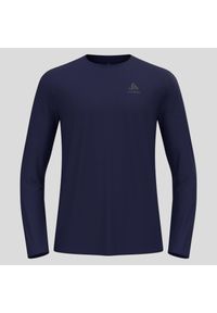 Koszulka z długim rękawem męska Odlo ZEROWEIGHT CHILL-TEC T-shirt crew neck l/s. Kolor: niebieski. Długość rękawa: długi rękaw. Długość: długie. Sport: bieganie
