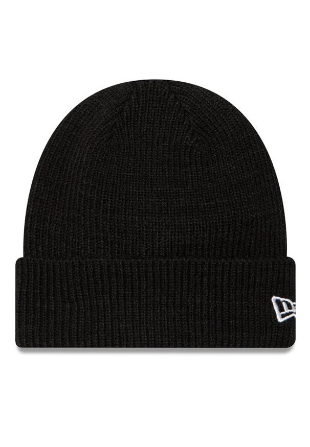 New Era Czapka Wool Cuff Knit Beanie 60424814 Czarny. Kolor: czarny. Materiał: akryl, materiał