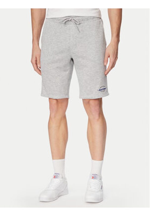 Jack & Jones Komplet t-shirt i spodenki Brandon 12298184 Biały Regular Fit. Kolor: biały. Materiał: bawełna