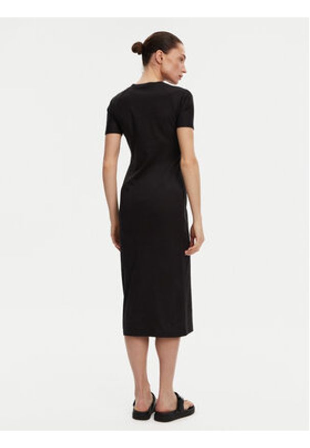 Calvin Klein Sukienka codzienna K20K208299 Czarny Slim Fit. Okazja: na co dzień. Kolor: czarny. Materiał: bawełna. Typ sukienki: proste. Styl: casual