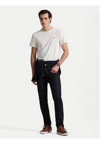 Polo Ralph Lauren T-Shirt 710740727 Biały Slim Fit. Typ kołnierza: polo. Kolor: biały. Materiał: bawełna