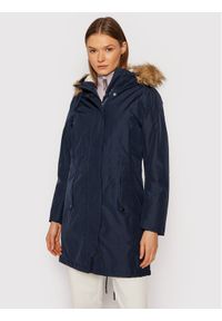 Helly Hansen Parka Mayen 53303 Granatowy Regular Fit. Kolor: niebieski. Materiał: syntetyk #1