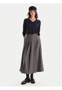Weekend Max Mara Sweter Fiocchi 2525366042 Granatowy Regular Fit. Kolor: niebieski. Materiał: wełna #4
