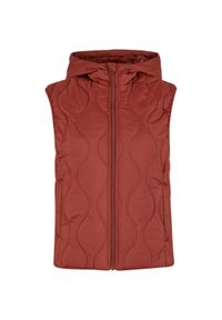 Damska kurtka bez rękawów Urban Classics Super Light. Kolor: czerwony. Materiał: materiał, puch. Długość rękawa: bez rękawów #1