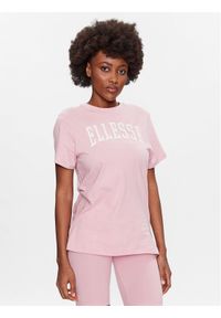 Ellesse T-Shirt Tressa SGR17859 Różowy Regular Fit. Kolor: różowy. Materiał: bawełna #1