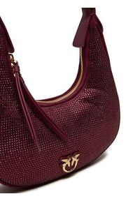 Pinko - PINKO Torebka Brioche Hobo Mini AI 24-25 PLTT 101433 A159 Bordowy. Kolor: czerwony #3