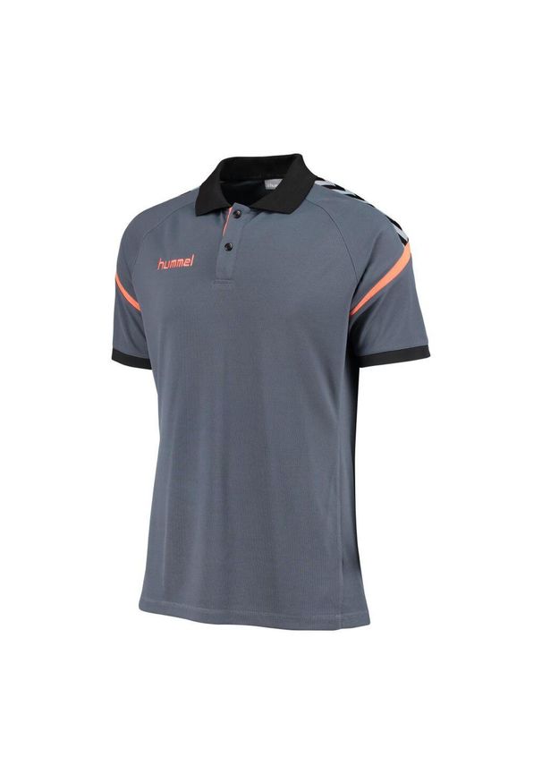 Hummel koszulka T-shirt męski hmlAuthentic Charge Functional Polo. Typ kołnierza: polo. Kolor: szary
