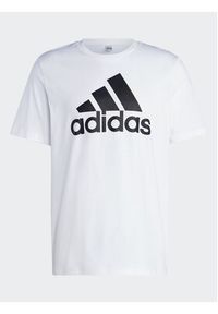 Adidas - adidas T-Shirt Essentials Single Jersey Big Logo T-Shirt IC9349 Biały Regular Fit. Kolor: biały. Materiał: bawełna