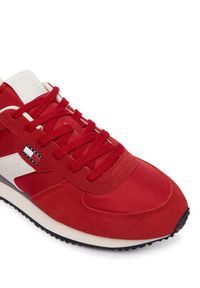 Tommy Jeans Sneakersy Tjm Eva Runner Mix Material EM0EM01737 Czerwony. Kolor: czerwony. Materiał: zamsz, skóra #3