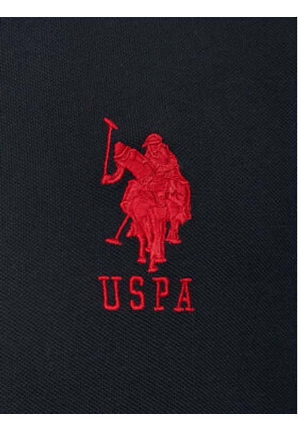 U.S. Polo Assn. Polo MUP3313 Granatowy Regular Fit. Typ kołnierza: polo. Kolor: niebieski. Materiał: bawełna