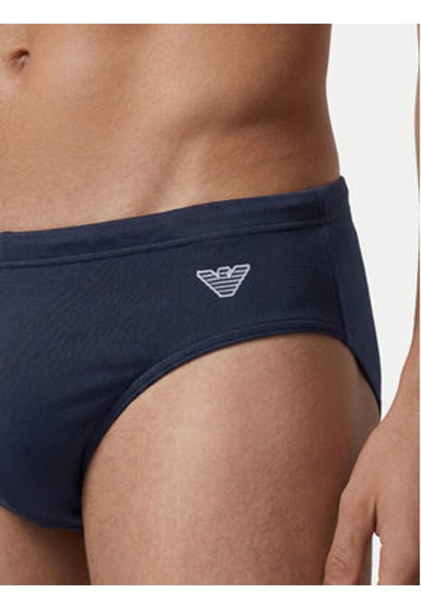 Emporio Armani Kąpielówki EM000570 AF20424 UB102 Granatowy. Kolor: niebieski. Materiał: syntetyk