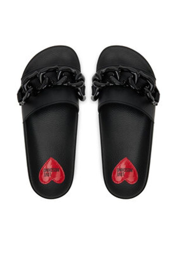 Love Moschino - LOVE MOSCHINO Klapki JA28132G1MI17000 Czarny. Kolor: czarny