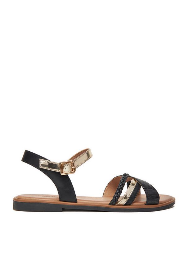 Clara Barson Sandały WS6308-12 Czarny. Kolor: czarny. Materiał: materiał