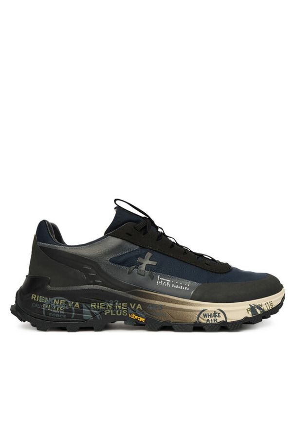 Premiata Sneakersy Devin Var 435 Granatowy. Kolor: niebieski. Materiał: materiał