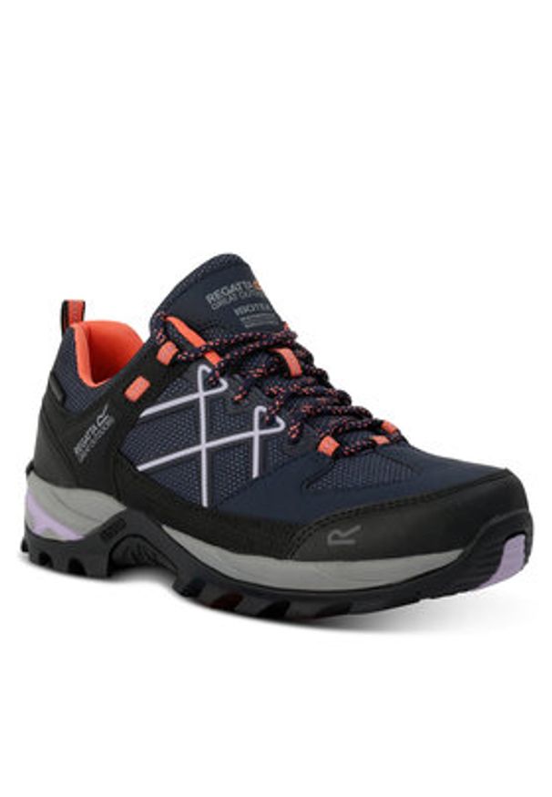 Regatta Trekkingi LadySamarisIIILow RWF835 Granatowy. Kolor: niebieski. Materiał: materiał