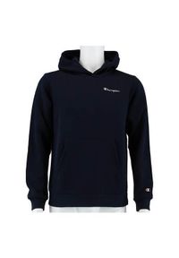 Bluza sportowa chłopięca Champion 306505BS501. Typ kołnierza: kaptur. Kolor: niebieski. Styl: sportowy