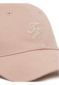 TOMMY HILFIGER - Tommy Hilfiger Czapka z daszkiem Embroidered Cap AW0AW17490 Różowy. Kolor: różowy. Materiał: bawełna, materiał