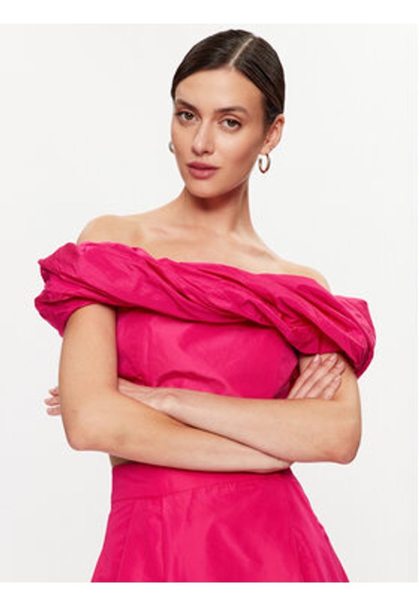 Pinko Bluzka Moderatore 101709 Y3LE Różowy Regular Fit. Kolor: różowy. Materiał: syntetyk