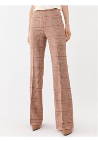 TwinSet - TWINSET Spodnie materiałowe 232TP2754 Brązowy Regular Fit. Kolor: brązowy. Materiał: syntetyk