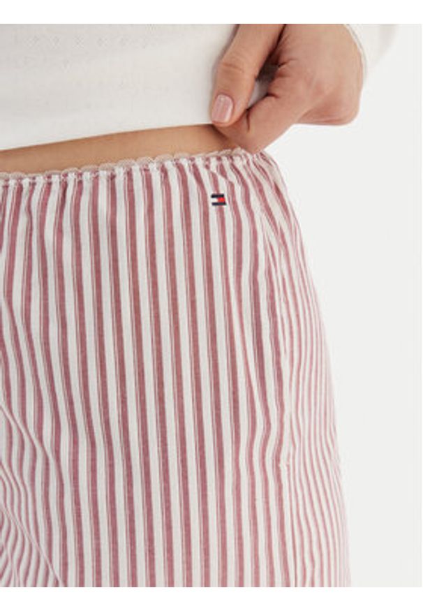 TOMMY HILFIGER - Tommy Hilfiger Piżama UW0UW06143 Écru Regular Fit. Materiał: bawełna