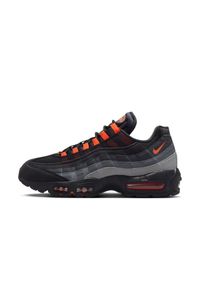 Nike - NIKE AIR MAX 95 Sneakersy męskie. Okazja: na co dzień. Kolor: czarny. Materiał: nubuk, zamsz. Szerokość cholewki: normalna. Wzór: gradientowy. Sezon: lato. Model: Nike Air Max