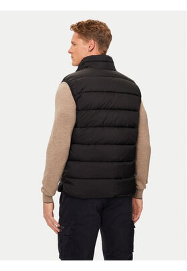 Aeronautica Militare Kamizelka 242AB2185CT3375 Czarny Regular Fit. Kolor: czarny. Materiał: syntetyk