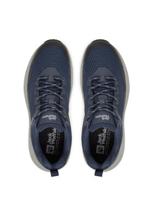 Jack Wolfskin Sneakersy -Hike Ventura Lite Xt Vent Low M A64206 Granatowy. Kolor: niebieski. Materiał: materiał