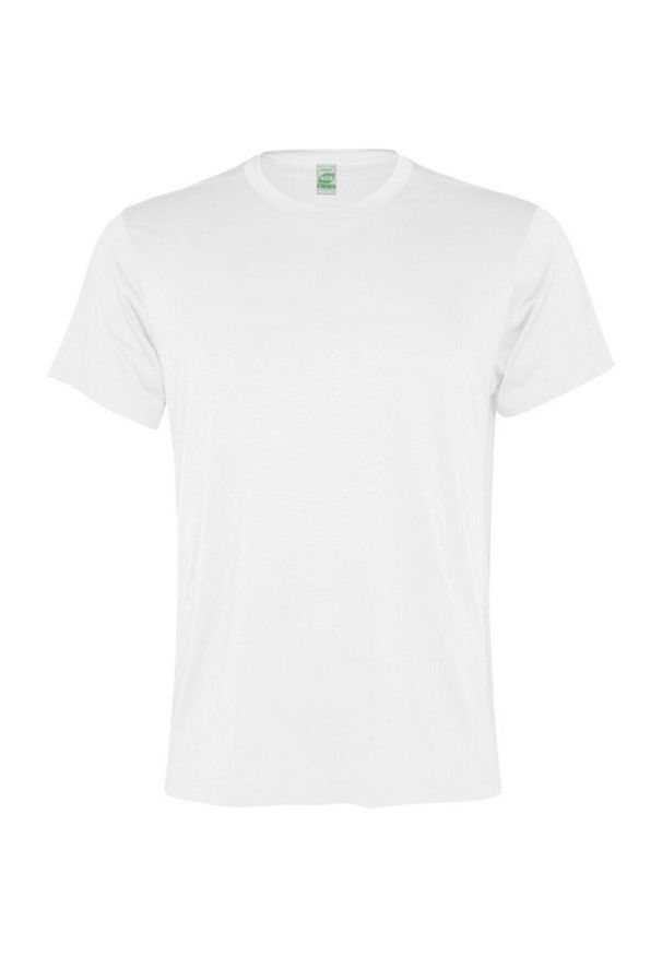 ROLY - Męska Koszulka Sportowa Z Krótkim Rękawem Slam. Kolor: biały. Długość rękawa: krótki rękaw. Długość: krótkie. Sport: turystyka piesza