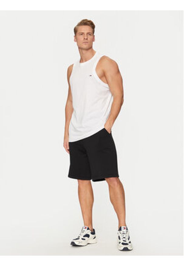 Tommy Jeans Komplet 2 tank topów DM0DM13229 Kolorowy Regular Fit. Materiał: bawełna. Wzór: kolorowy