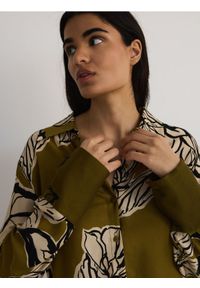 Reserved - Koszula z wiskozy - wielobarwny. Materiał: wiskoza #1