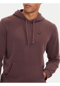 Wrangler Bluza Sign Off 112371459 Brązowy Regular Fit. Kolor: brązowy. Materiał: bawełna #5