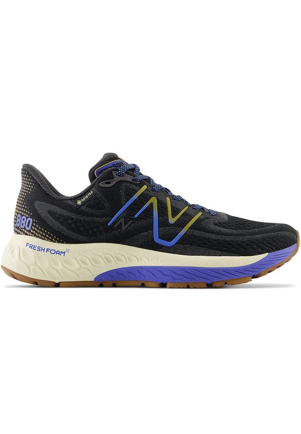 Buty damskie New Balance Fresh Foam 880v13 W880GQ13 – czarne. Okazja: na co dzień. Kolor: czarny. Materiał: materiał, syntetyk, guma. Szerokość cholewki: normalna. Technologia: Gore-Tex. Sport: fitness