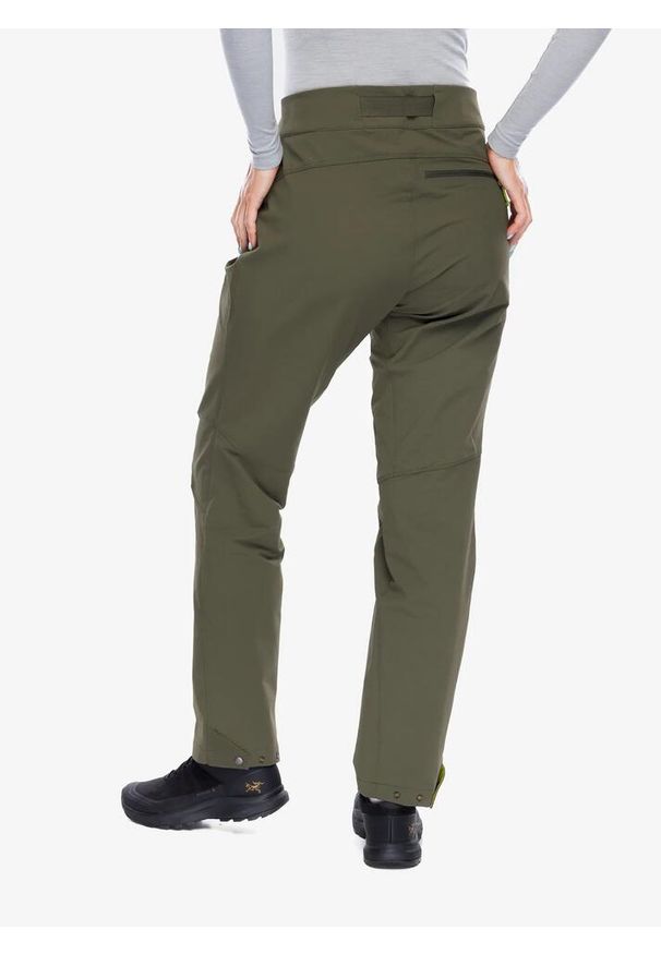 Spodnie przeciwdeszczowe damskie Rab Downpour Eco Pants. Kolor: zielony