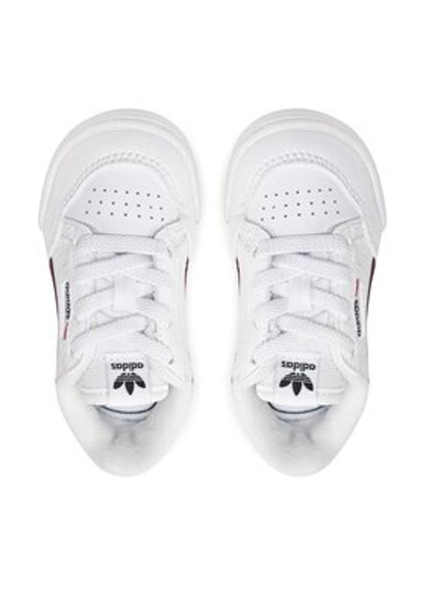 Adidas - adidas Sneakersy Continental 80 I G28218 Biały. Kolor: biały. Materiał: skóra
