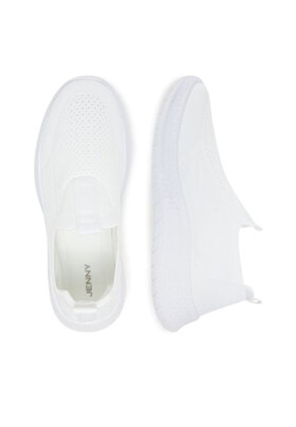 Jenny - JENNY Sneakersy WFA270923-2 Biały. Kolor: biały. Materiał: materiał