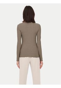 JDY Bluzka Fransiska 15228065 Brązowy Slim Fit. Kolor: brązowy. Materiał: wiskoza #3