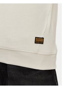 G-Star RAW - G-Star Raw T-Shirt Reglan D24512-D976 Kremowy Regular Fit. Kolor: kremowy. Materiał: bawełna #5