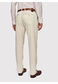 Pako Lorente - PAKO LORENTE – Męskie basicowe spodnie w kolorze ecru P23SB-WX-005-E-0. Materiał: bawełna, elastan. Długość: długie. Wzór: gładki #9