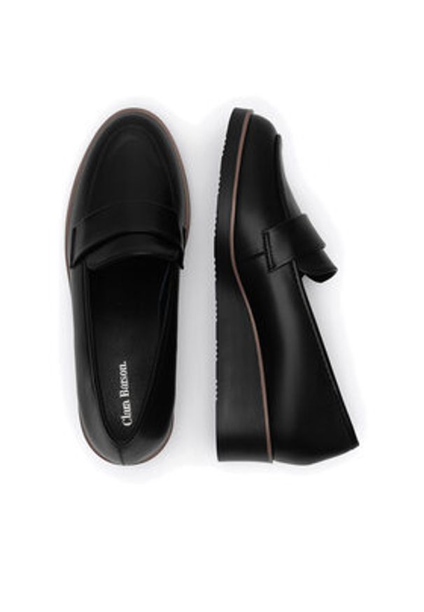 Clara Barson Półbuty WYL3395-4 Czarny. Kolor: czarny. Materiał: skóra