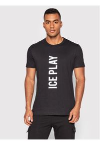 Ice Play T-Shirt 22I U1M0 F017 P400 9000 Czarny Regular Fit. Kolor: czarny. Materiał: bawełna #1